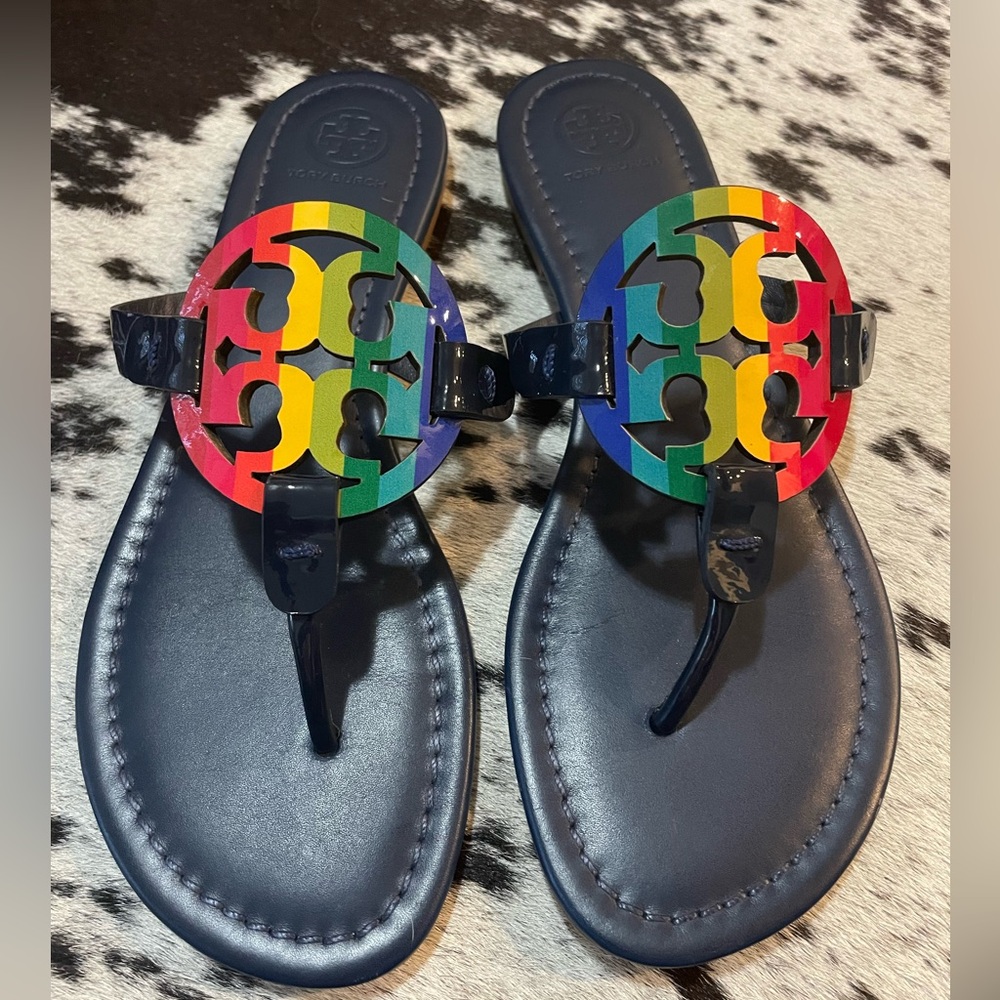 Rainbow Tory Burch Miller Sandals